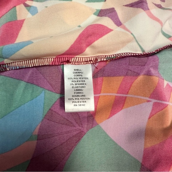 London Times Colorful Leaf Print Maxi Dress - Picture 8 of 9